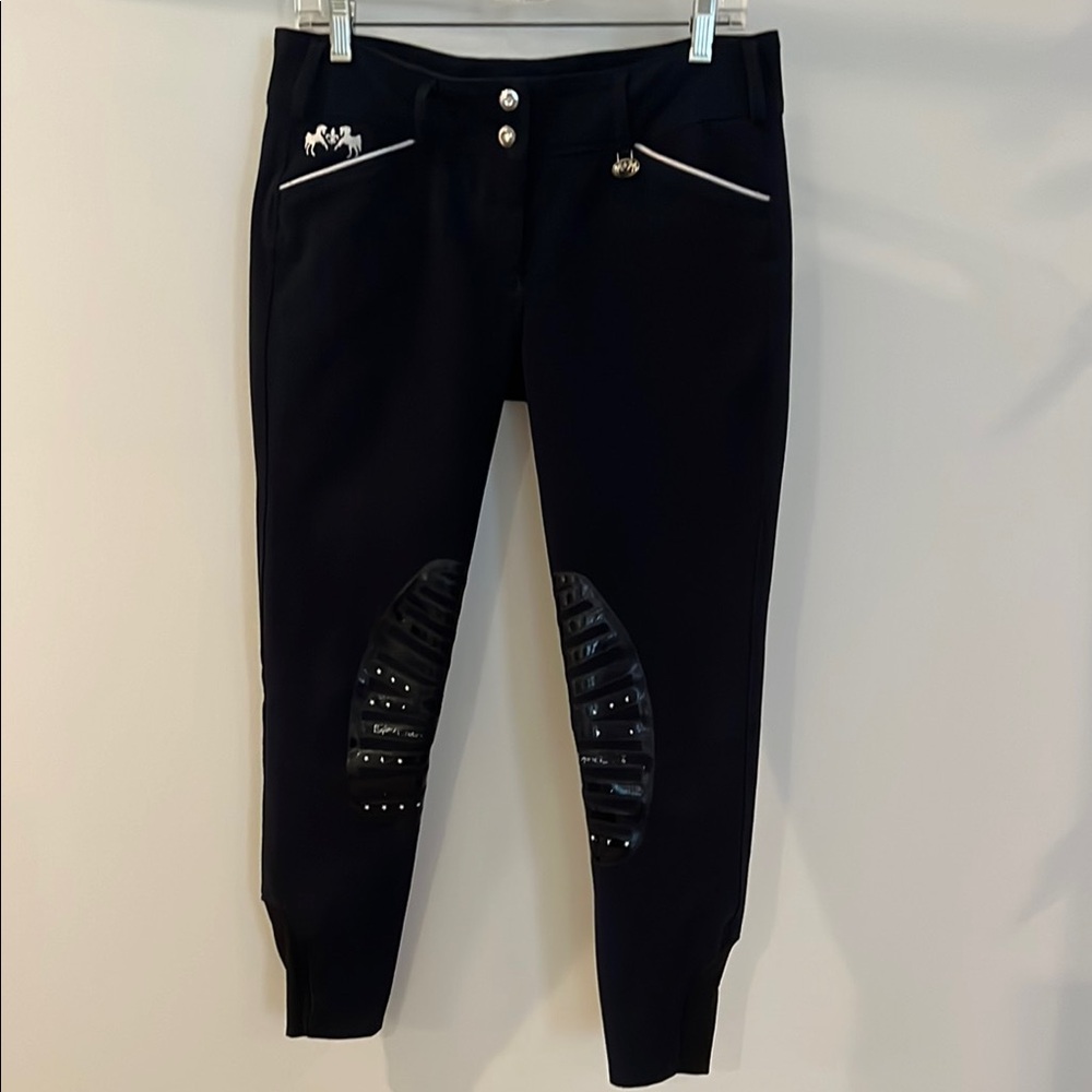 Equine Couture Navy Women’s Hunter/Jumper Riding Breeches